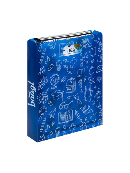 BAAGL  BAAGL Plastové desky na školné zošity School modré