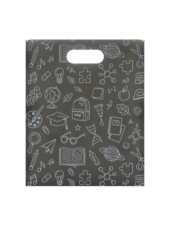 BAAGL  BAAGL Plastové dosky na školské zošity School sivé