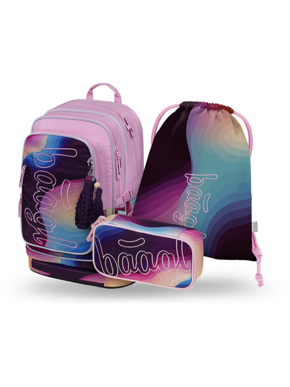 BAAGL  BAAGL SET 3 Cubic Lyra: batoh, penal, vrecko GRS