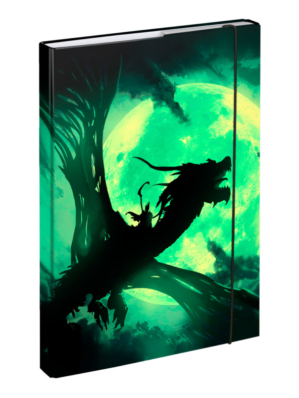 BAAGL  BAAGL 5 SET Ergo Drak: aktovka, penal, vrecko, dosky, box