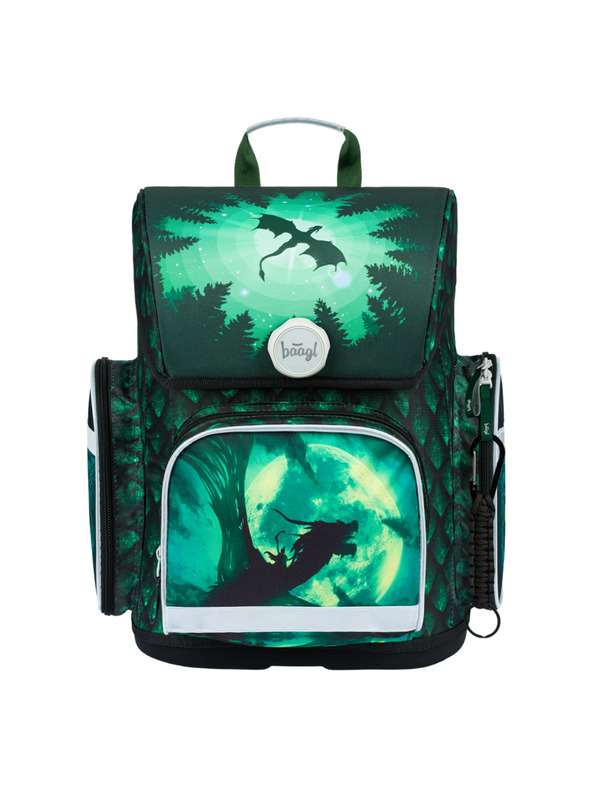 BAAGL  BAAGL 5 SET Ergo Drak: aktovka, penal, vrecko, dosky, box