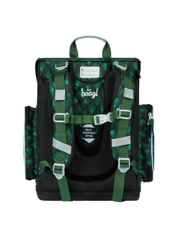 BAAGL  BAAGL 5 SET Ergo Drak: aktovka, penal, vrecko, dosky, box