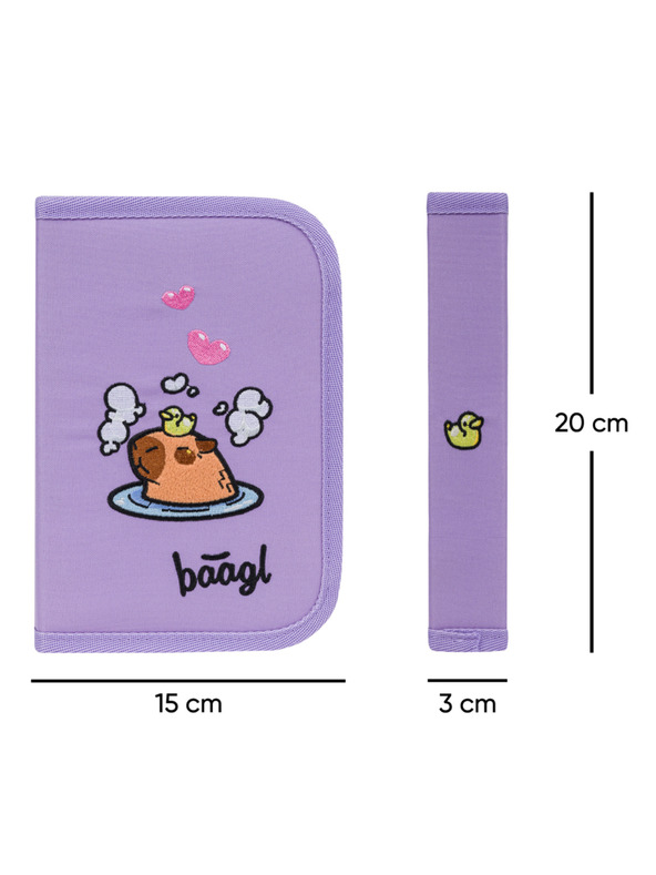 BAAGL  BAAGL Školský penal jednopodlažný Kapybara