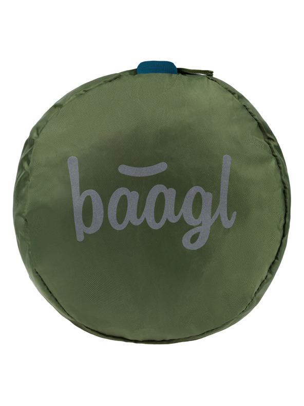 BAAGL  BAAGL Skladacia športová taška Hoop Olive GRS