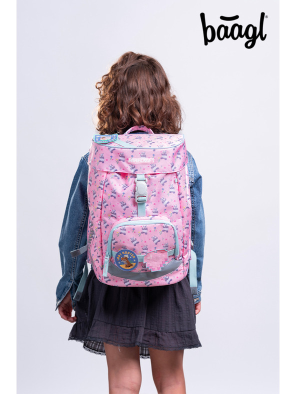 BAAGL  BAAGL SET 3 Airy Minecraft Panda: batoh, penal, vrecko