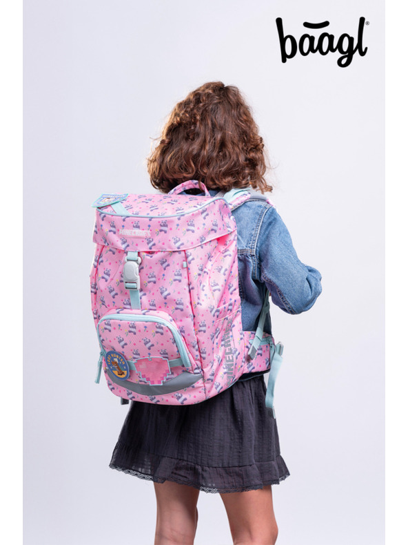 BAAGL  BAAGL SET 3 Airy Minecraft Panda: batoh, penal, vrecko