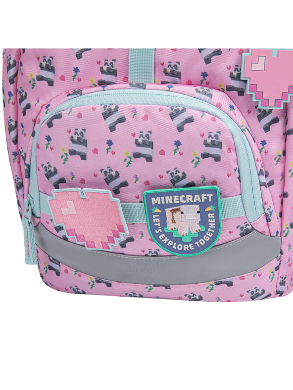 BAAGL  BAAGL SET 3 Airy Minecraft Panda: batoh, penal, vrecko