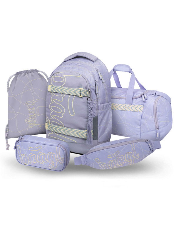 BAAGL  BAAGL SET 5 Skate Max Mishmash: batoh, penal, vrecko, športová taška, ledvinka GRS