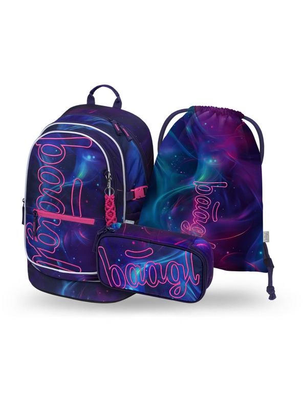 BAAGL  BAAGL SET 3 Core Nova: batoh, penal, sáčok GRS