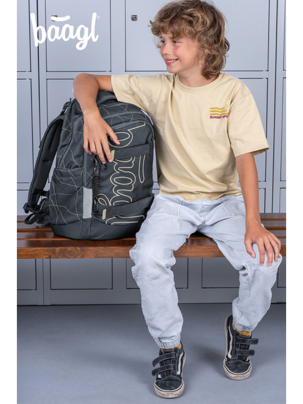 BAAGL  BAAGL Školský batoh Skate Max Wave GRS