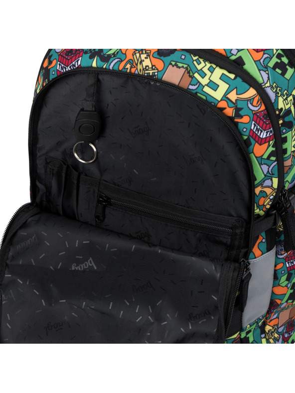 BAAGL  BAAGL Školský batoh Skate Minecraft Chaos