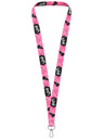BAAGL  BAAGL Prívesok na kľúče dlhý – lanyard, ružový
