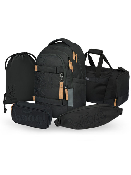 BAAGL  BAAGL SET 5 Skate Max Darkness: batoh, penal, sáčok, športová taška, ledvinka