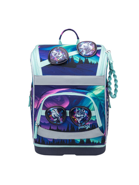 BAAGL  BAAGL Školská aktovka Zippy Plus Aurora GRS