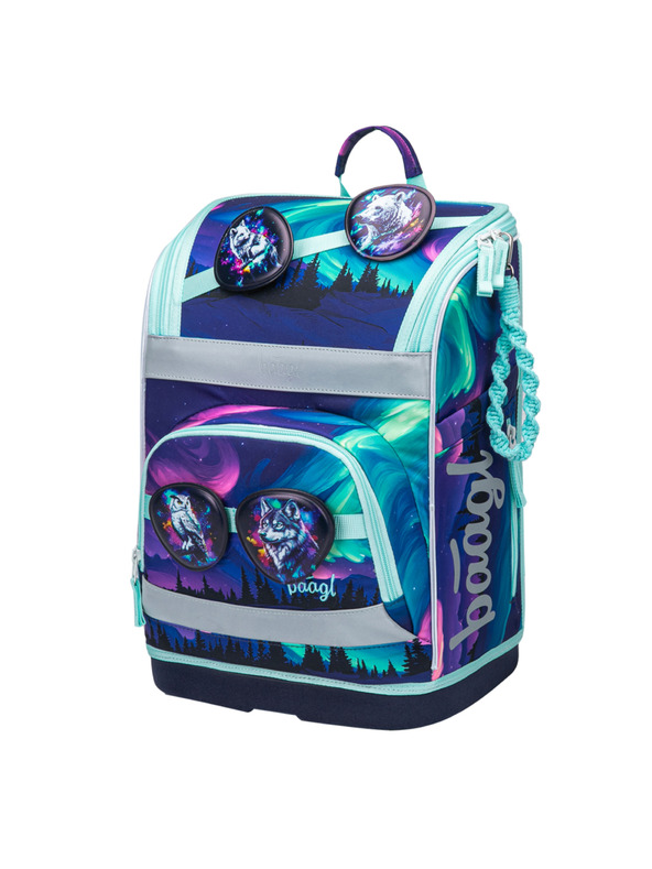 BAAGL  BAAGL Školská aktovka Zippy Plus Aurora GRS