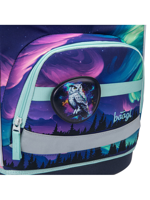 BAAGL  BAAGL Školská aktovka Zippy Plus Aurora GRS