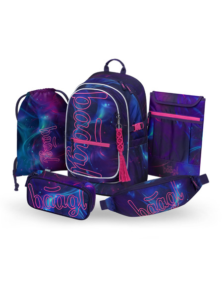 BAAGL  BAAGL SET 5 Core Nova: batoh, peračník, vrecko, ledvinka, obal na notebook GRS