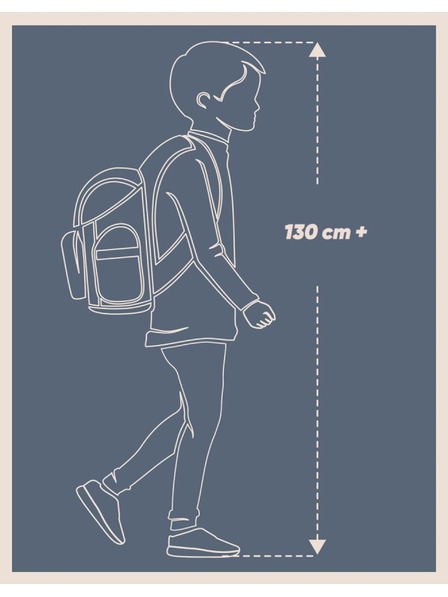 BAAGL  BAAGL Školský batoh Core Logo modrý GRS