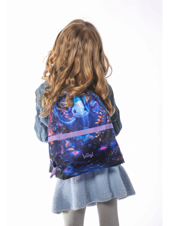 BAAGL  BAAGL SET 3 Ergo Axolotl: aktovka, peračník, vrecko