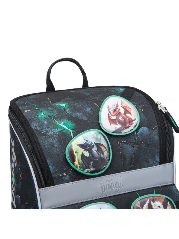 BAAGL  BAAGL SET 3 Zippy Draci: aktovka, peračník, vrecko