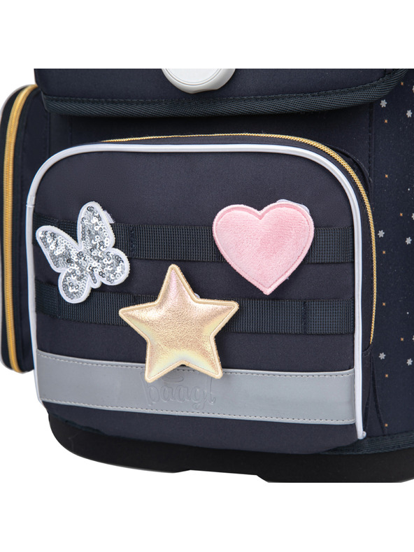 BAAGL  BAAGL Školská aktovka Ergo Unicorn Gold