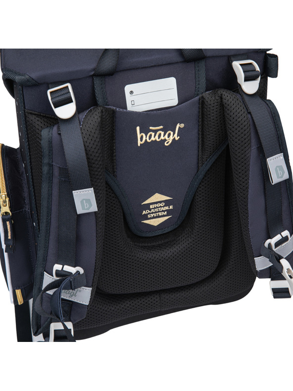 BAAGL  BAAGL Školská aktovka Ergo Unicorn Gold