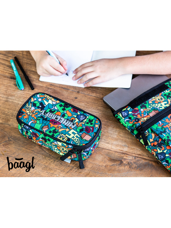 BAAGL  BAAGL SET 3 Skate Minecraft Chaos: batoh, peračník, vrecko