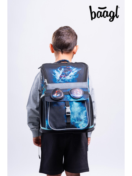 BAAGL  BAAGL SET 3 Zippy Hokej: aktovka, peračník, vrecko