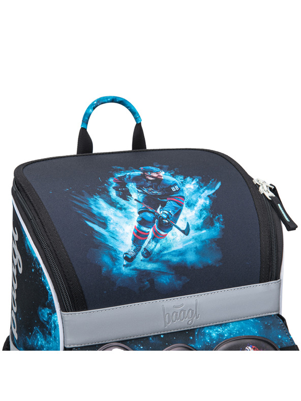 BAAGL  BAAGL SET 3 Zippy Hokej: aktovka, peračník, vrecko