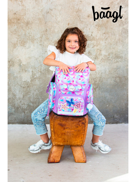 BAAGL  BAAGL SET 3 Ergo Candy: aktovka, peračník, vrecko