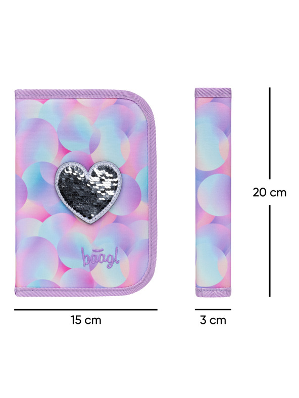 BAAGL  BAAGL SET 3 Ergo Candy: aktovka, peračník, vrecko