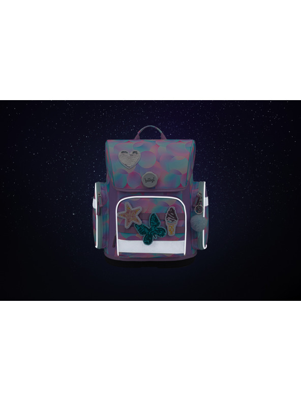 BAAGL  BAAGL SET 3 Ergo Candy: aktovka, peračník, vrecko