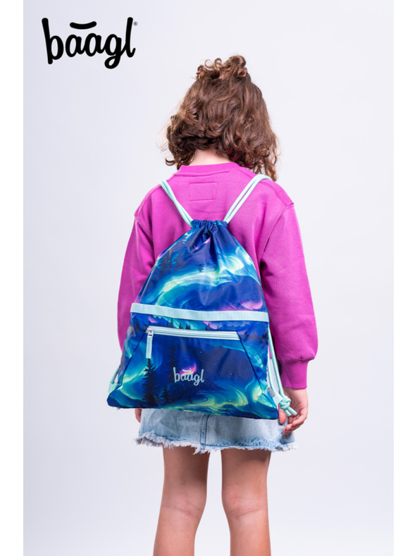 BAAGL  BAAGL SET 3 Zippy Plus Aurora: aktovka, peračník, vrecko GRS