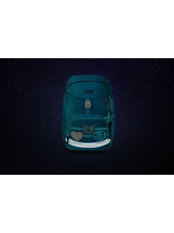 BAAGL  BAAGL SET 3 Airy Plus Butterfly: batoh, peračník, vrecko