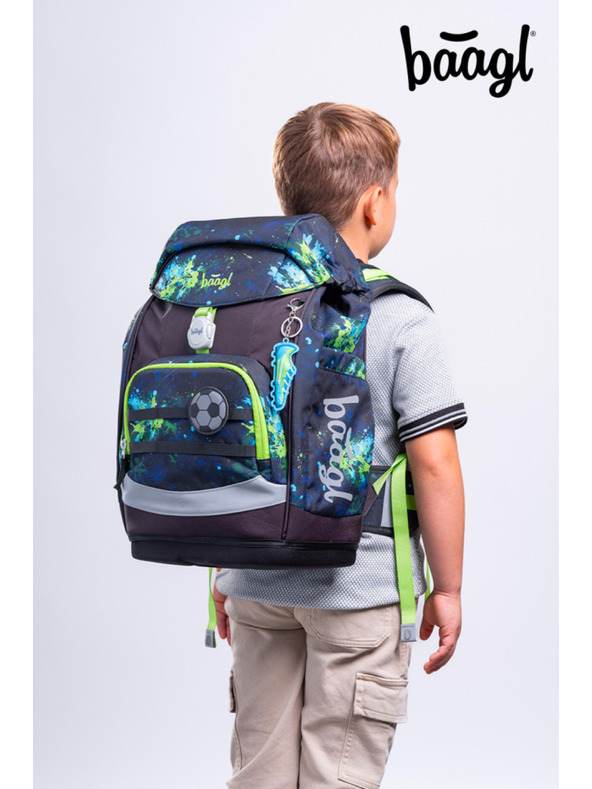 BAAGL  BAAGL SET 3 Airy Plus Futbal: batoh, peračník, vrecko