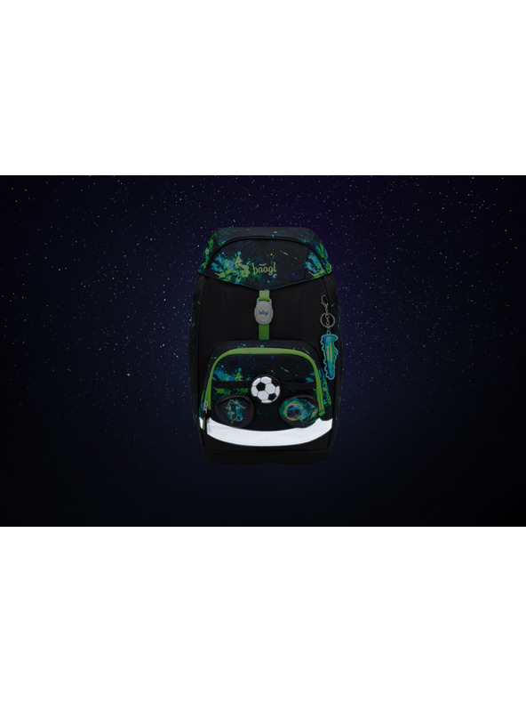 BAAGL  BAAGL SET 3 Airy Plus Futbal: batoh, peračník, vrecko