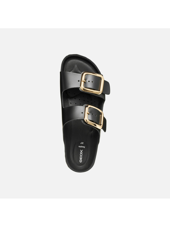 Geox Čierne dámske šľapky Geox Brionia R