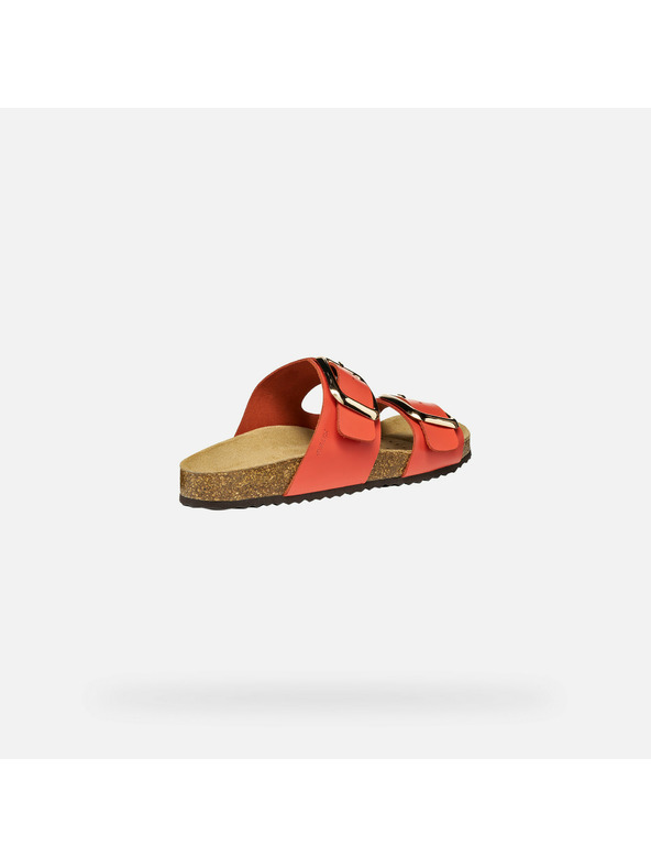 Geox Červené dámske papuče Geox Brionia R