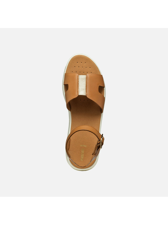 Geox Hnedé dámske sandále Geox Dandra