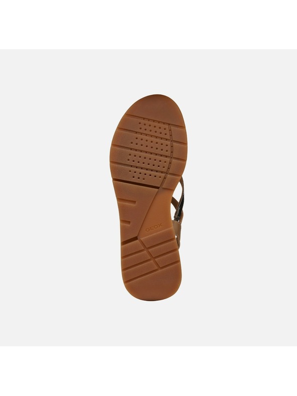 Geox Svetlohnedé dámske sandále Geox Elowynne