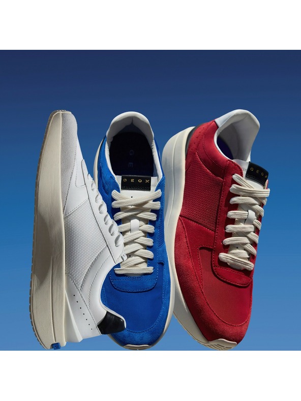 Geox Červené dámske tenisky Geox Gxrn-01