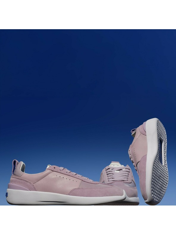 Geox Svetlofialové dámske tenisky Geox Gxrn-02