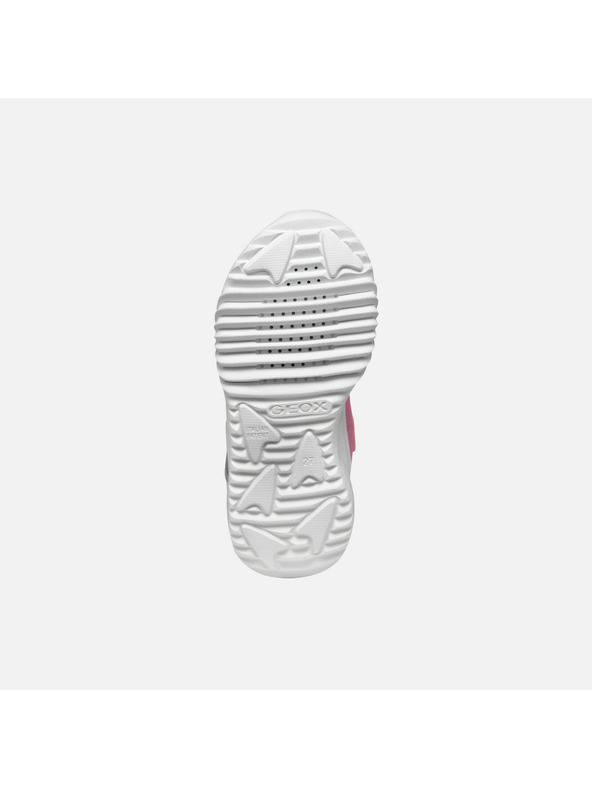 Geox Ružové dievčenské svietiace tenisky Geox Assister