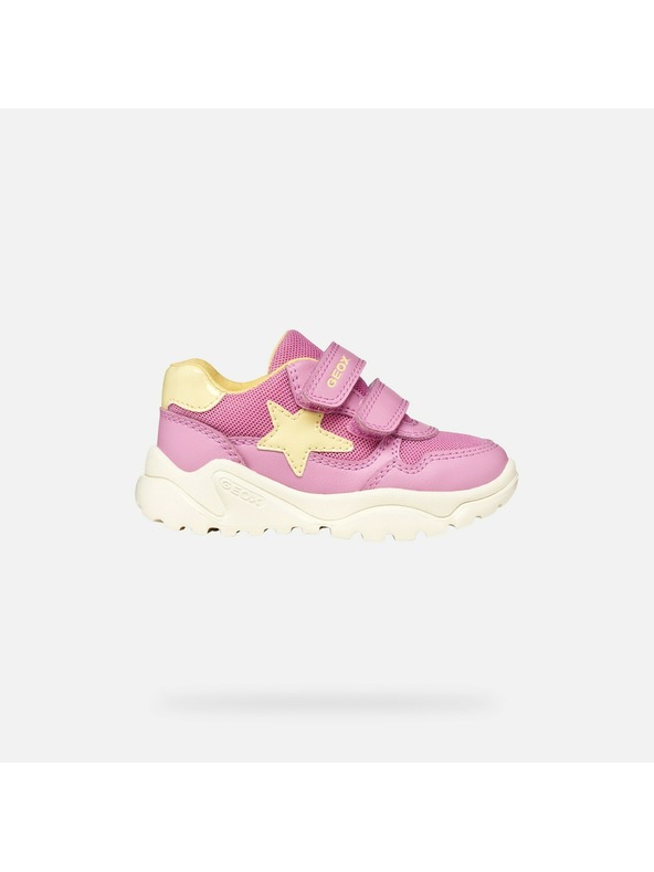 Geox Ružové dievčenské tenisky Geox Ciufciuf