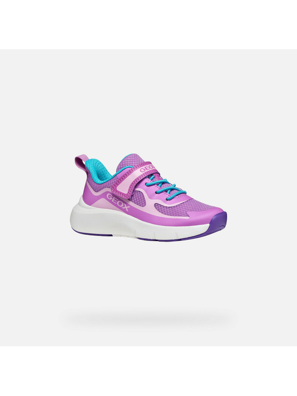 Geox Ružové dievčenské tenisky Geox Pro-Ran