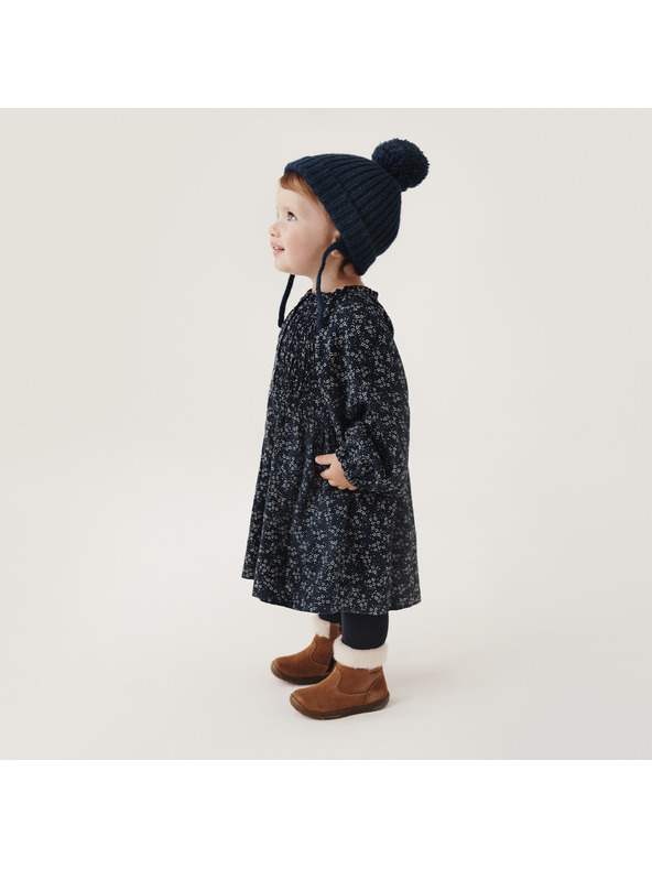 Geox Hnedá dievčenská zimná obuv Geox Macchia