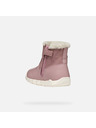 Geox Ružová dievčenská zimná obuv Geox Iupidoo