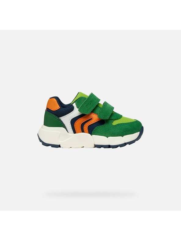 Geox Zelené chlapčenské tenisky Geox Flexyper Mini