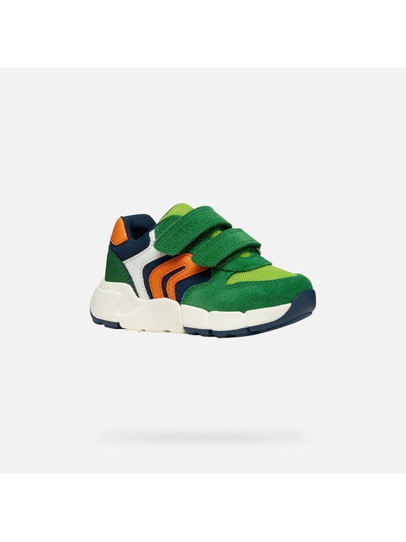 Geox Zelené chlapčenské tenisky Geox Flexyper Mini