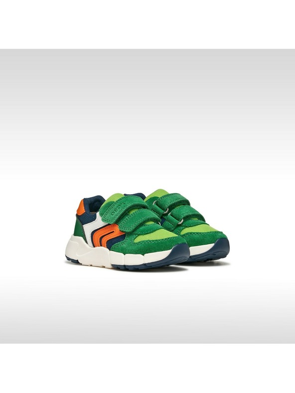 Geox Zelené chlapčenské tenisky Geox Flexyper Mini